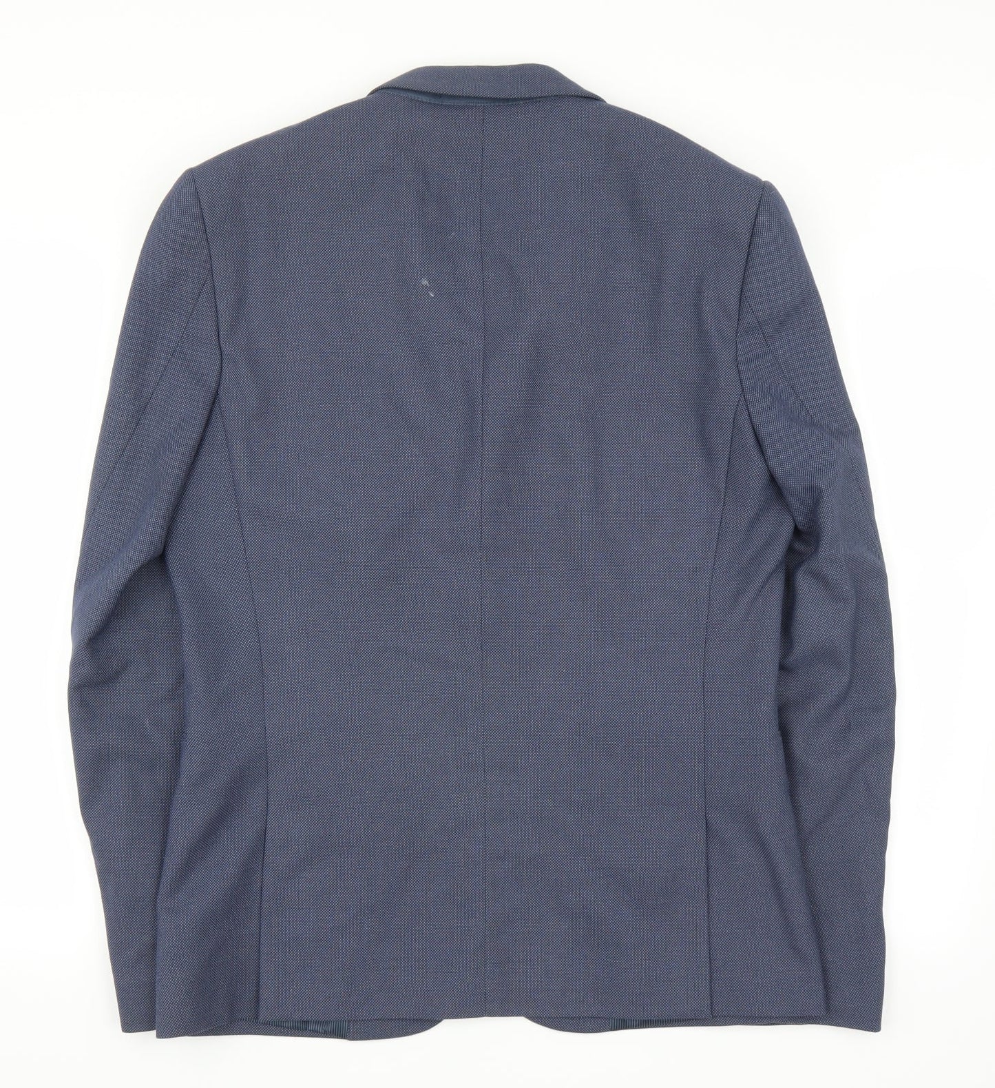 NEXT Mens Blue Geometric  Jacket Suit Jacket Size 42