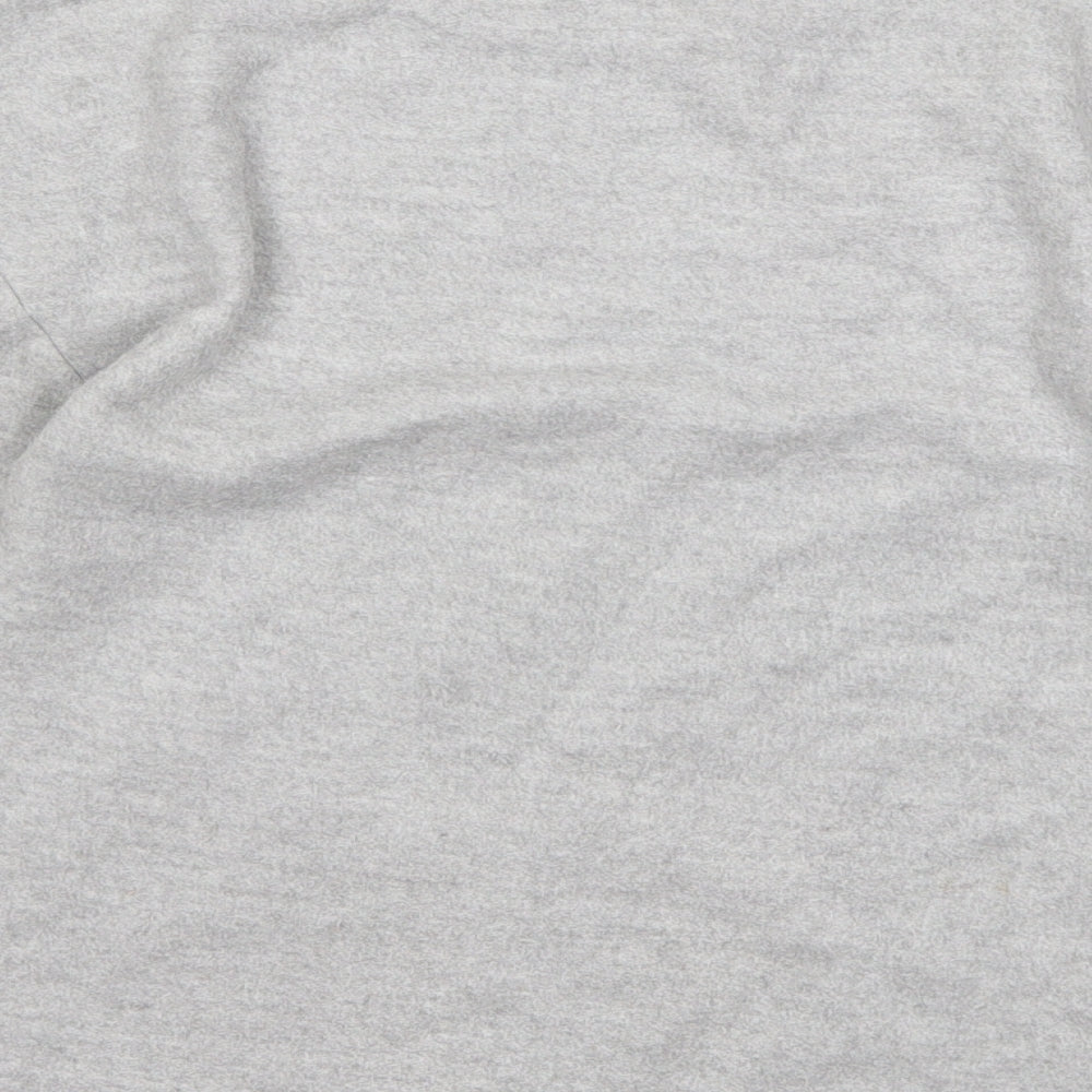 NEXT Girls Grey  Fleece Pullover Jumper Size 6 Years