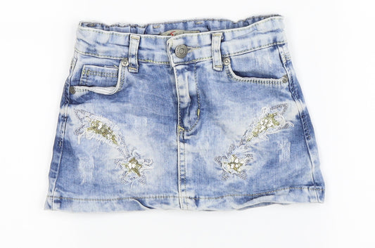 Escabel Girls Blue   Mini Skirt Size 4-5 Years