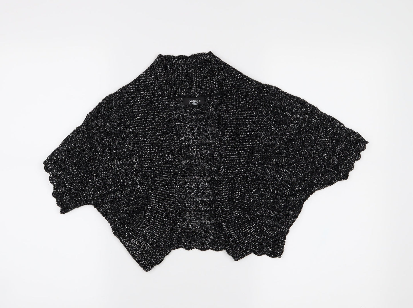 Papaya Womens Black   Cardigan Jumper Size 18
