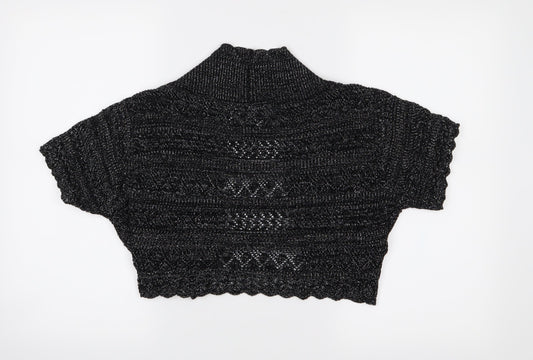 Papaya Womens Black   Cardigan Jumper Size 18