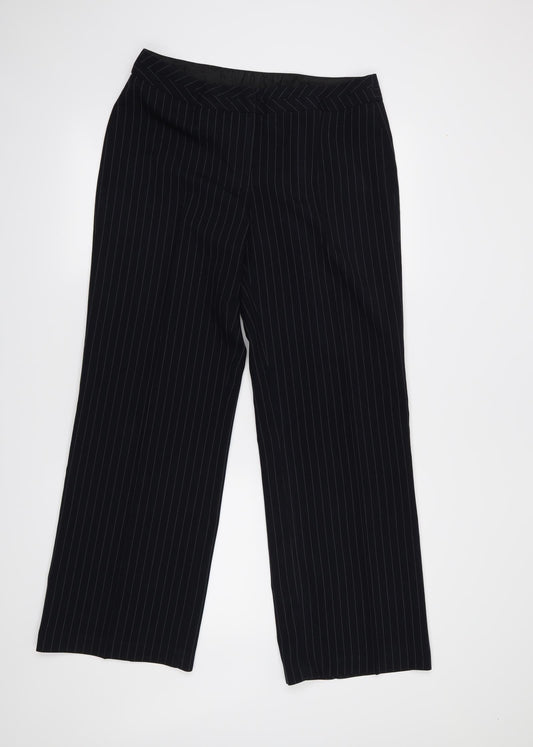 George Womens Black   Trousers  Size 12 L29 in