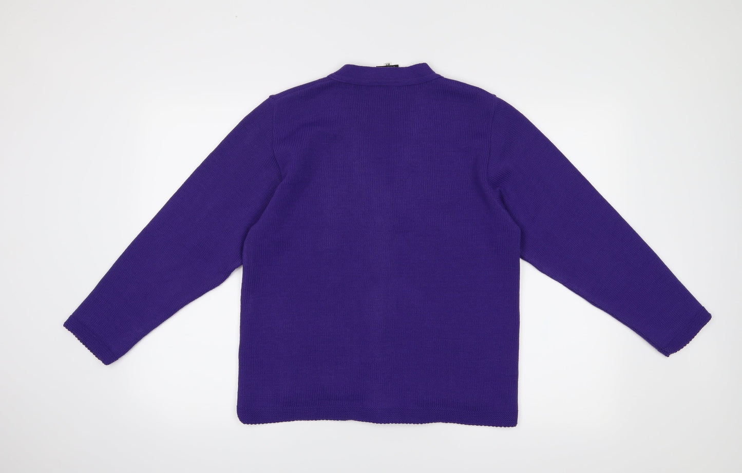 Florida Collection Womens Purple   Cardigan Jumper Size M