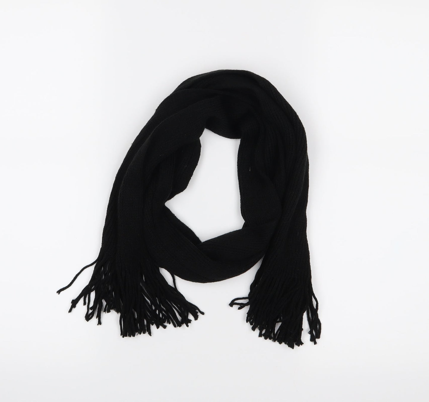 Preworn Mens Black   Scarf  One Size