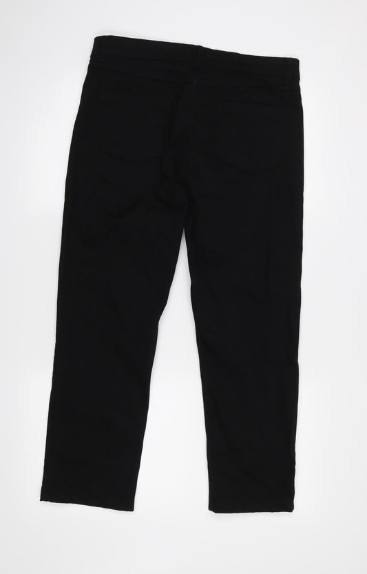 Soon Womens Black   Straight Jeans Size 12 L24 in