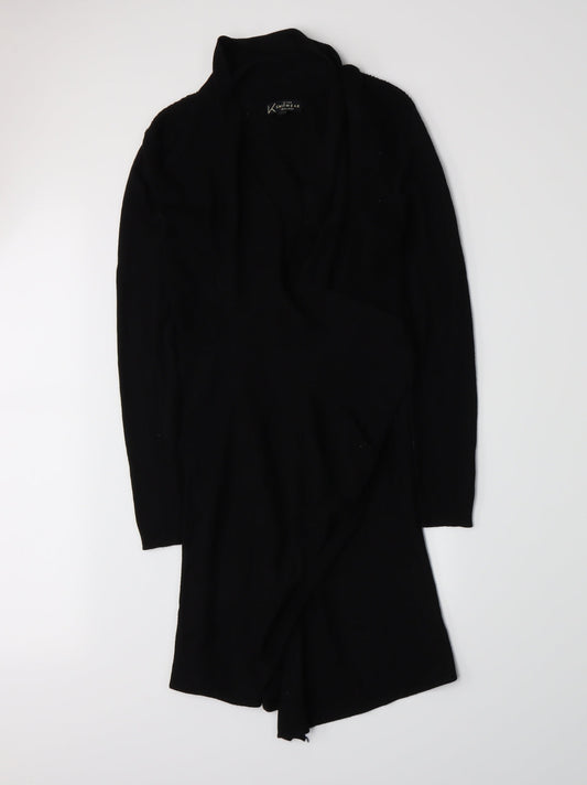 New Look Womens Black  Knit Cardigan Jumper Size 8