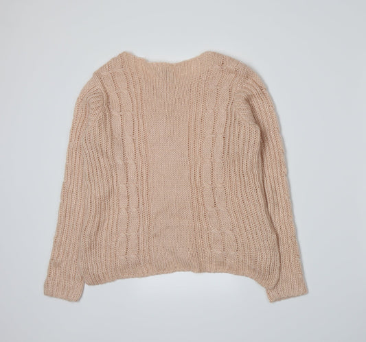 FOREVER 21 Womens Pink  Knit Pullover Jumper Size S