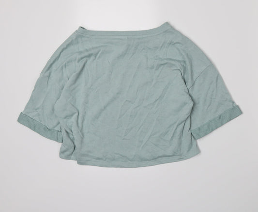 Divided by H&M Womens Blue  Jersey Basic T-Shirt Size S