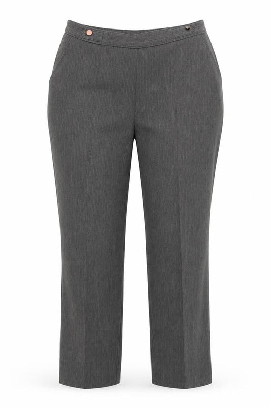 Marks and Spencer Womens Grey   Trousers  Size 14 L26 in