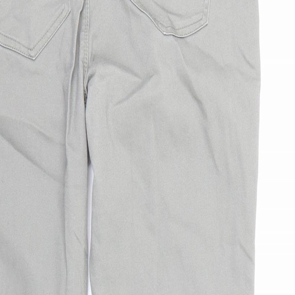 Denim Co Womens Grey  Denim Jegging Trousers Size 14 L28 in