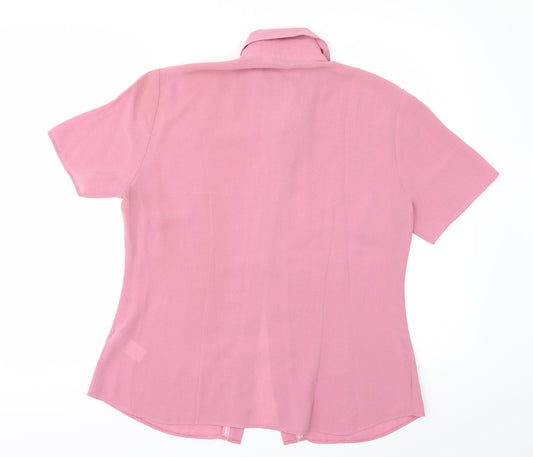 BHS Womens Pink   Tunic Button-Up Size 12