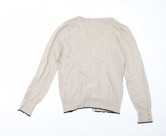 Dorothy Perkins Womens Beige   Cardigan Jumper Size 12