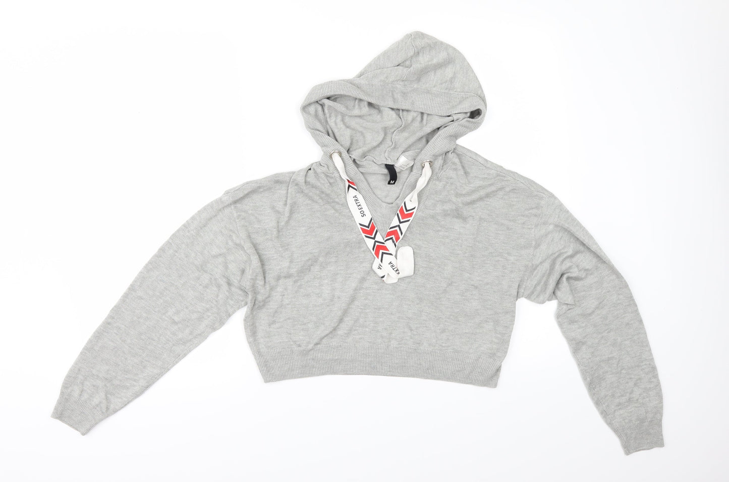Divided by H&M Womens Grey   Pullover Jumper Size M  - CROPPED