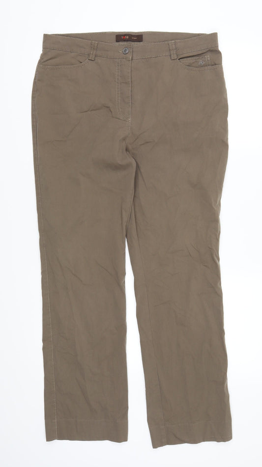Toni Womens Brown   Trousers  Size 34 L29 in