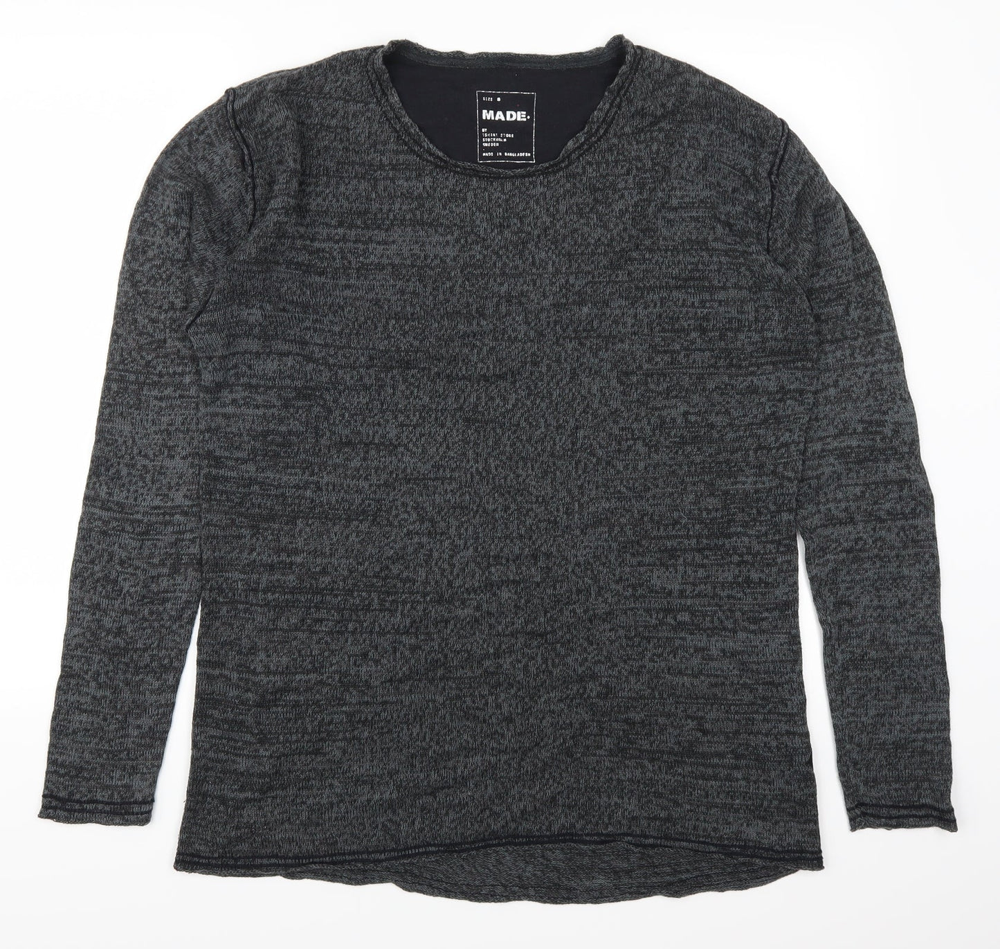 Made Mens Grey   Pullover Jumper Size S