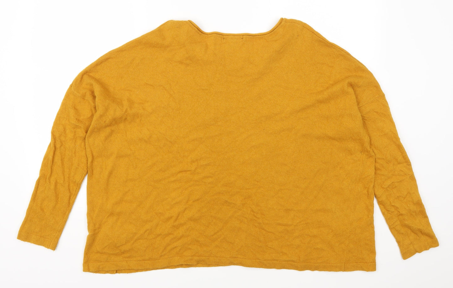 H&M Womens Orange   Pullover Jumper Size M
