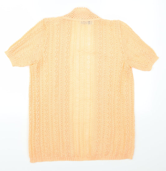 Variations Womens Orange   Cardigan Jumper Size 12