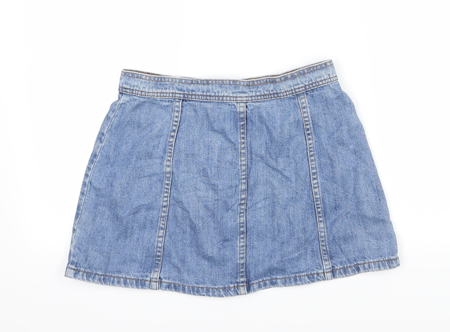 All About Eve Womens Blue  Denim A-Line Skirt Size 8