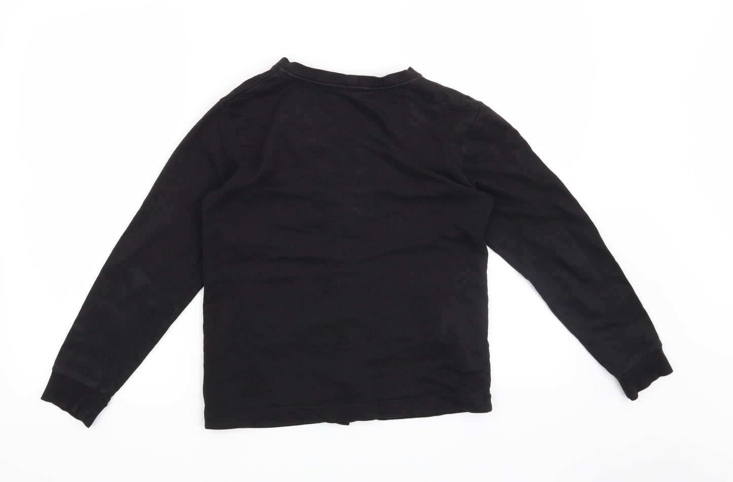 H&M Girls Black   Cardigan Sweatshirt Size 11-12 Years