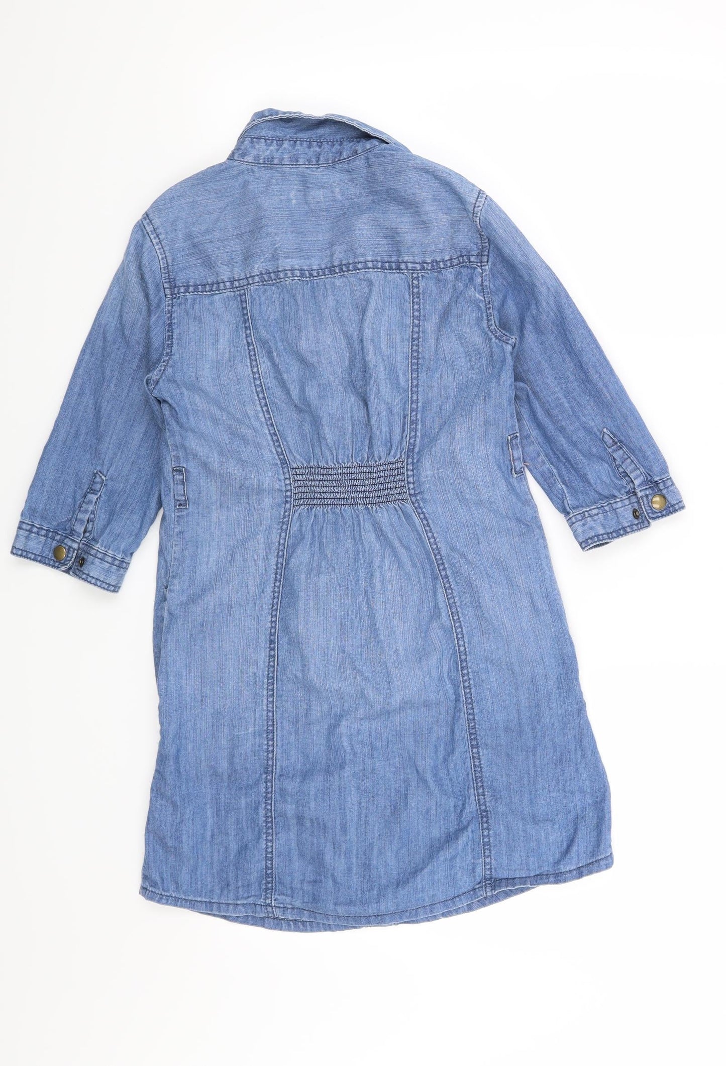 Gap Girls Blue   Shirt Dress  Size L