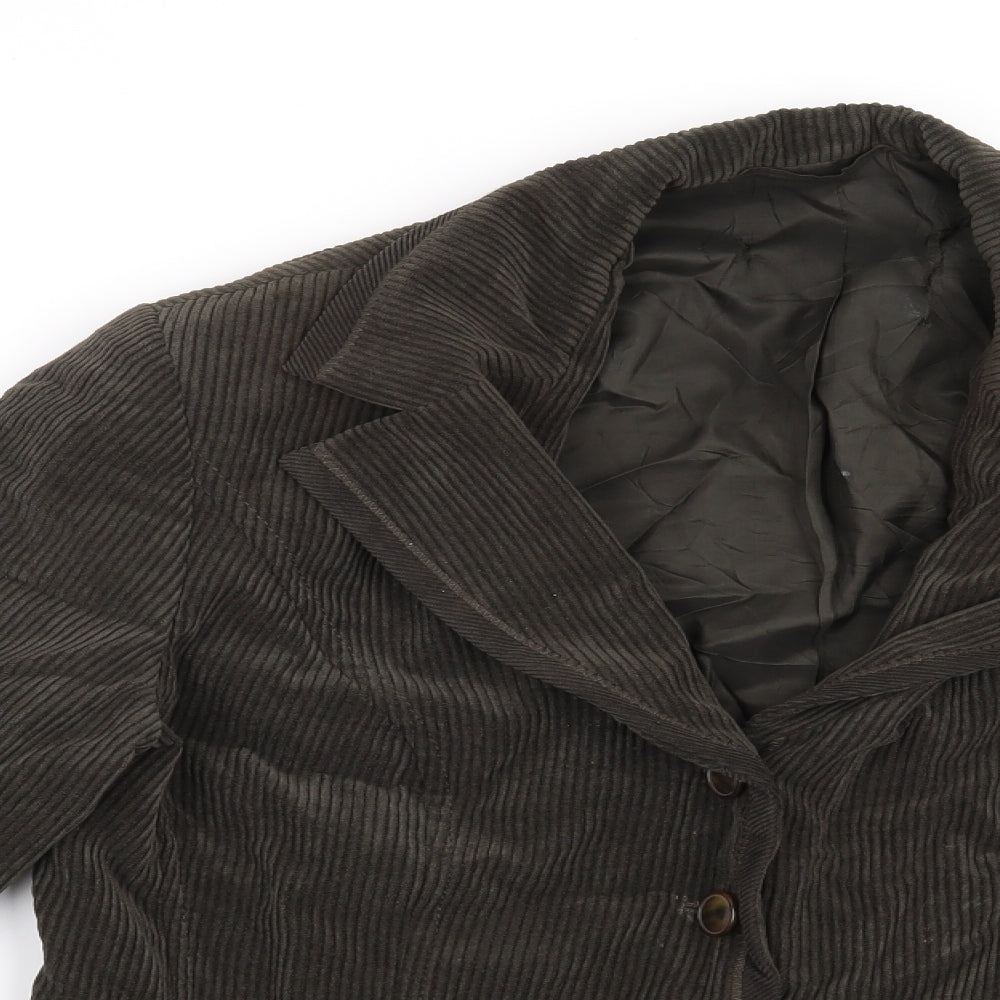 Preworn Womens Grey   Jacket Blazer Size 14
