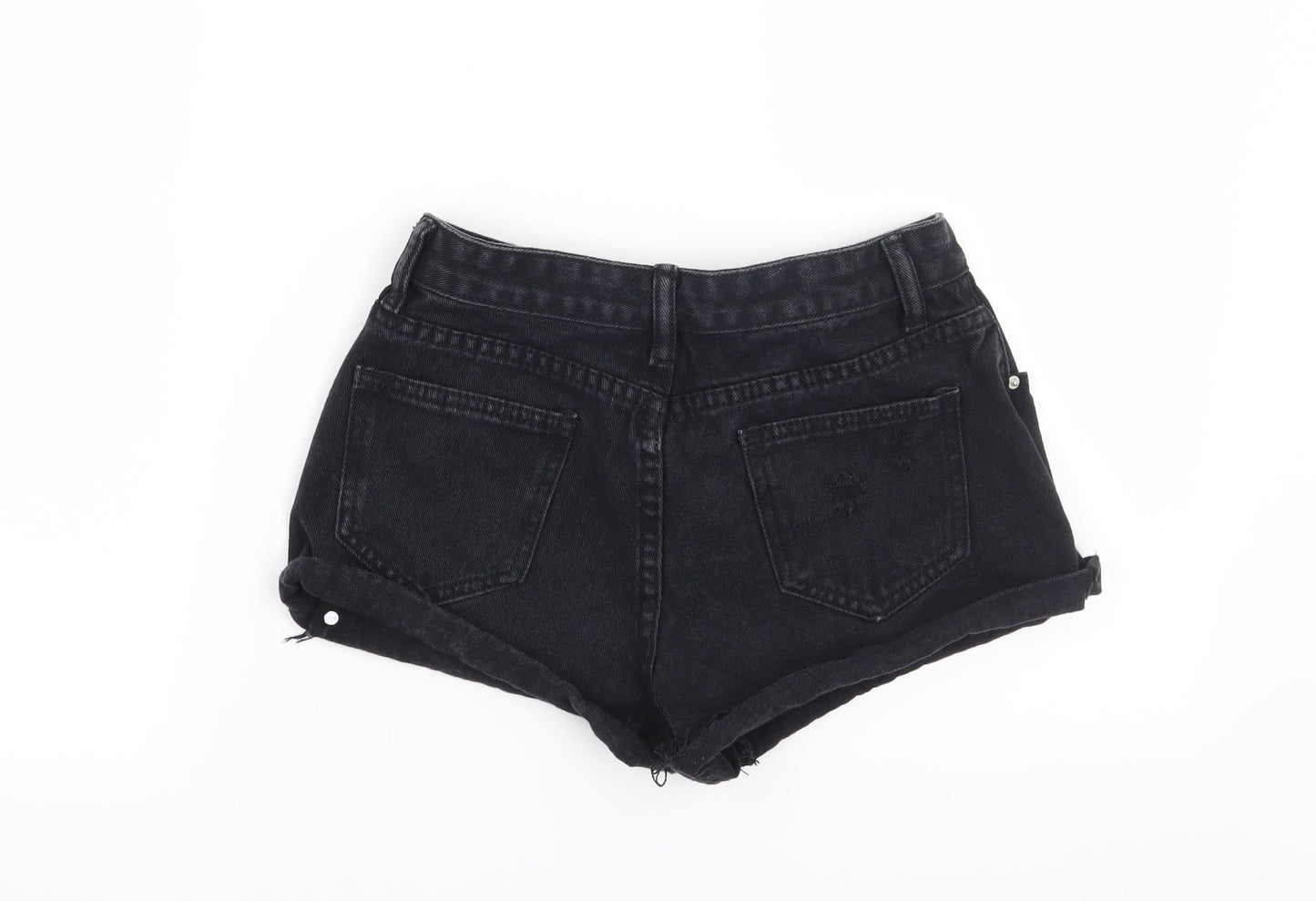 Preworn Womens Black   Cut-Off Shorts Size S