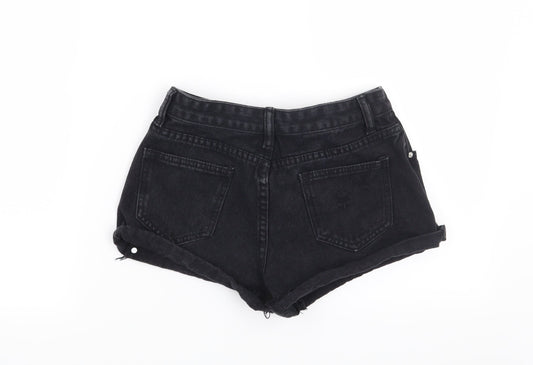 Preworn Womens Black   Cut-Off Shorts Size S