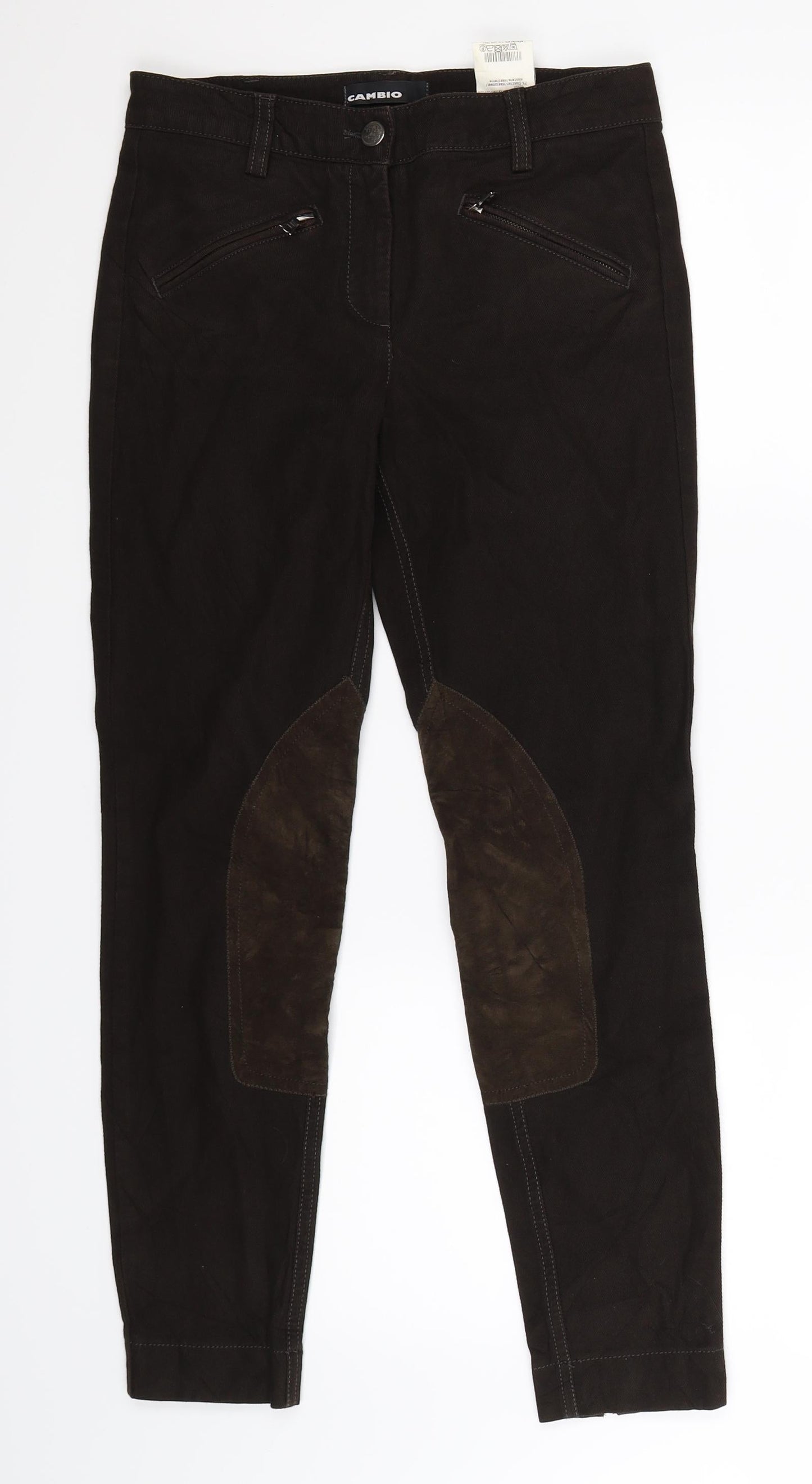 Cambio Womens Black  Denim Skinny Jeans Size 8 L27 in