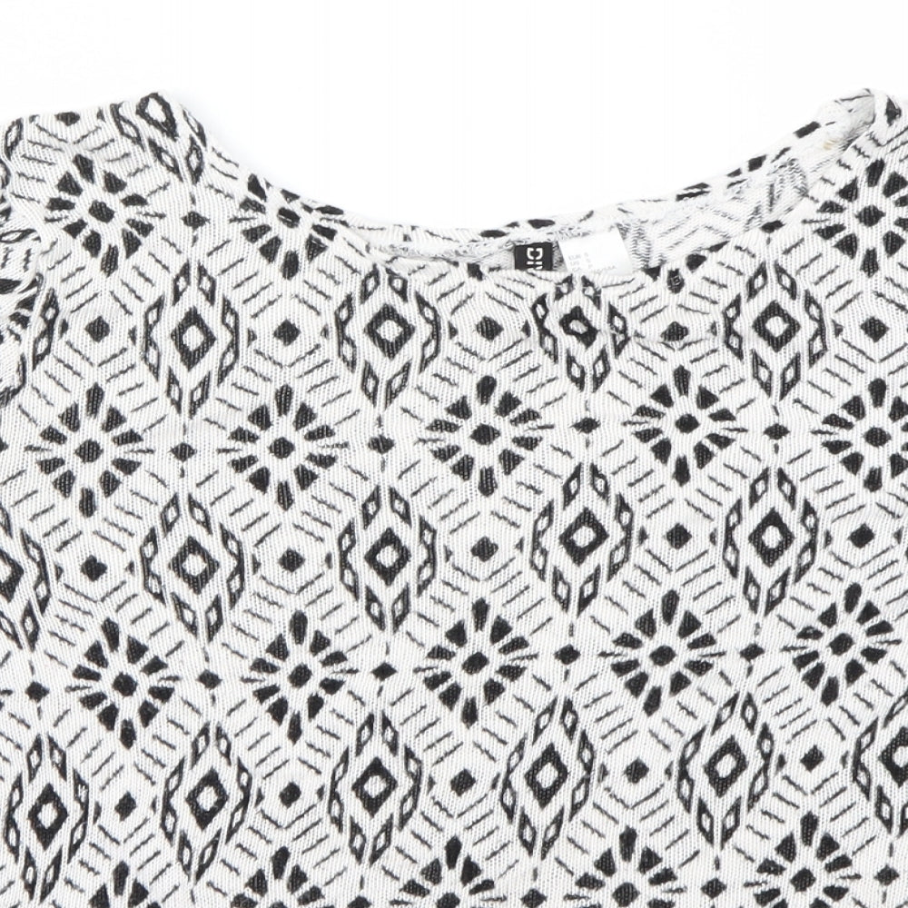 Divided by H&M Womens White   Pullover Jumper Size S