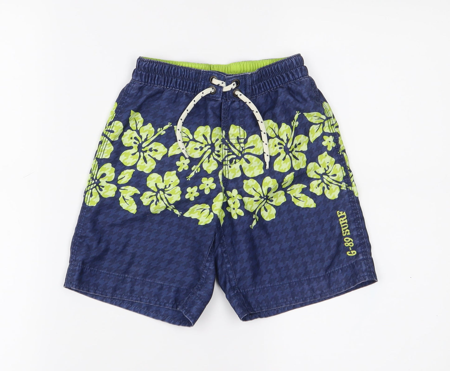 Gap Boys Blue Floral  Bermuda Shorts Size 3 Years