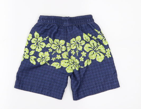 Gap Boys Blue Floral  Bermuda Shorts Size 3 Years
