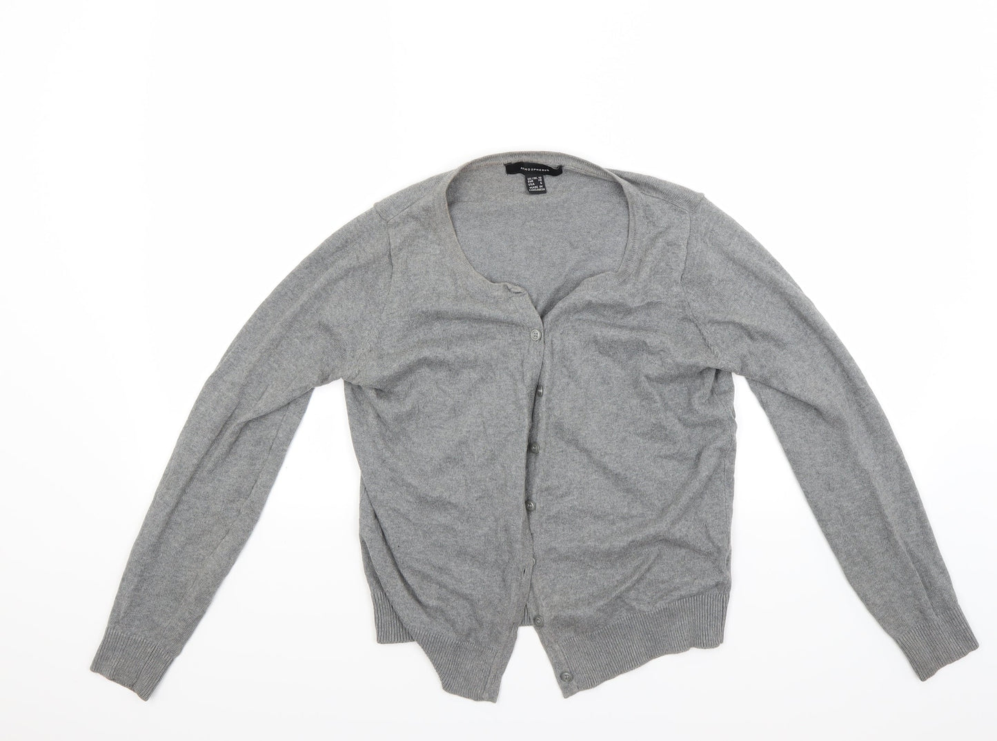 Atmosphere Womens Grey   Cardigan Jumper Size 10