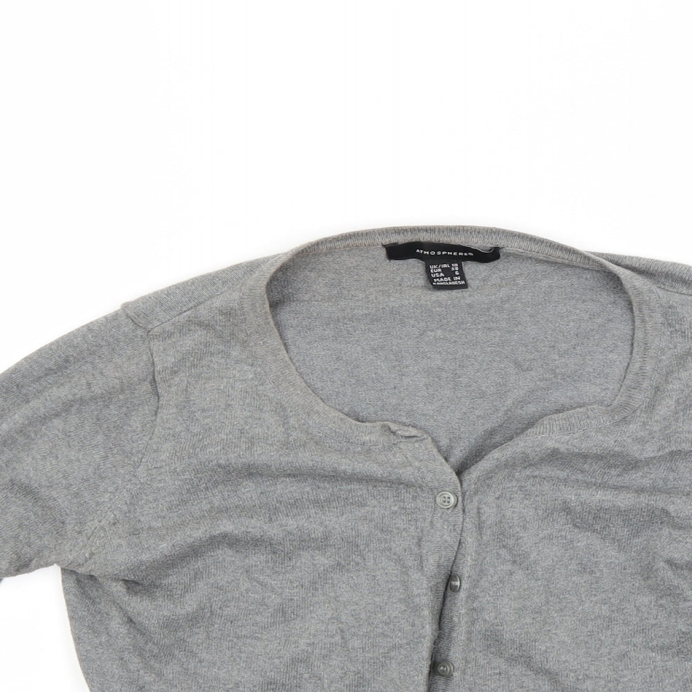 Atmosphere Womens Grey   Cardigan Jumper Size 10