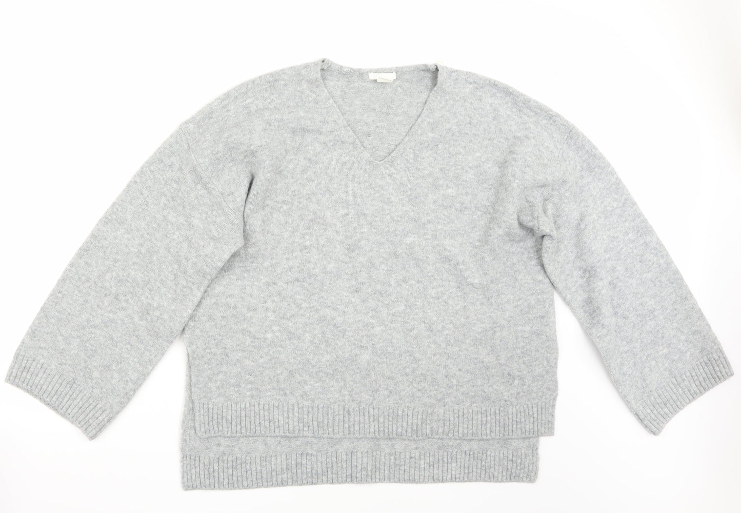 H&M Womens Grey   Pullover Jumper Size M