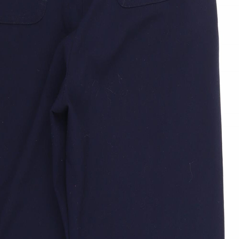 Isle Womens Blue   Trousers  Size 14 L28 in