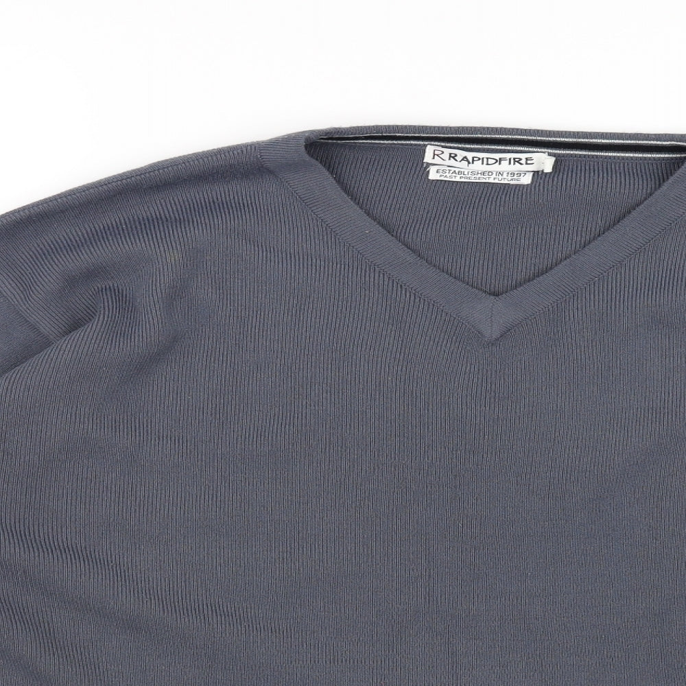 rapidfire Mens Grey   Pullover Jumper Size S