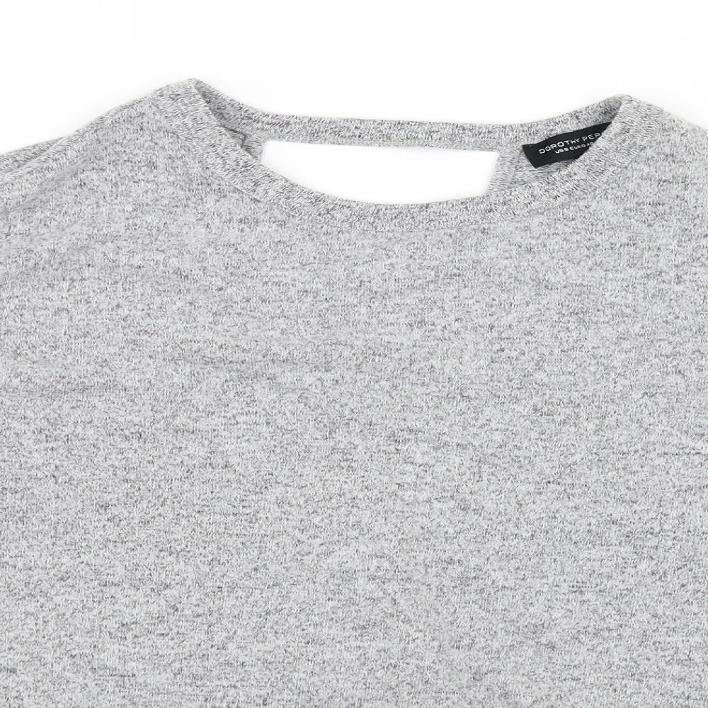 Dorothy Perkins Womens Grey   Pullover Jumper Size 12