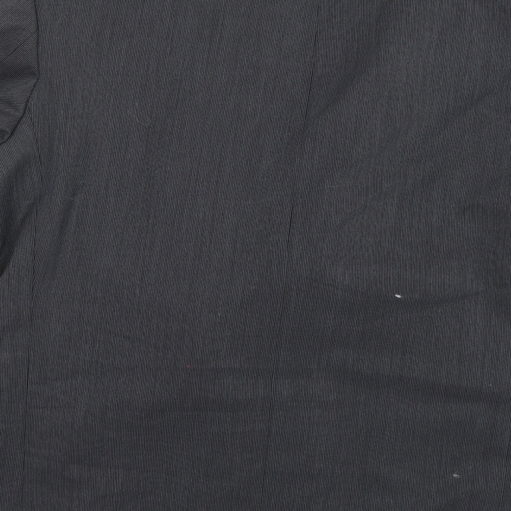 Copperstone Mens Grey  Rayon Jacket Suit Jacket Size 44