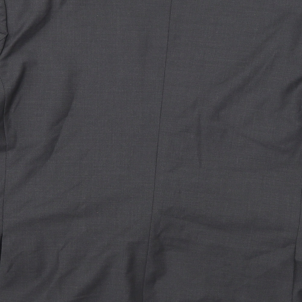 Santinelli Mens Grey  Rayon Jacket Suit Jacket Size 44