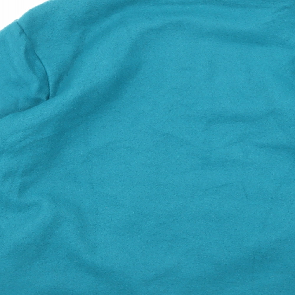 Anne De Lancay Womens Blue  Fleece Jacket  Size M