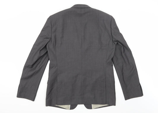 NEXT Mens Grey  Rayon Jacket Suit Jacket Size 42