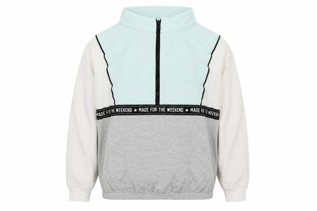 Front view of Marks & Spencer girls’ multicoloured jersey pullover sweatshirt, size 12-13, years