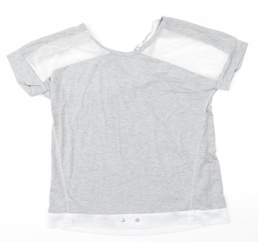 target active Womens Grey   Basic T-Shirt Size 8