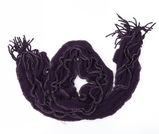 Front view of Preworn Purple Scarf