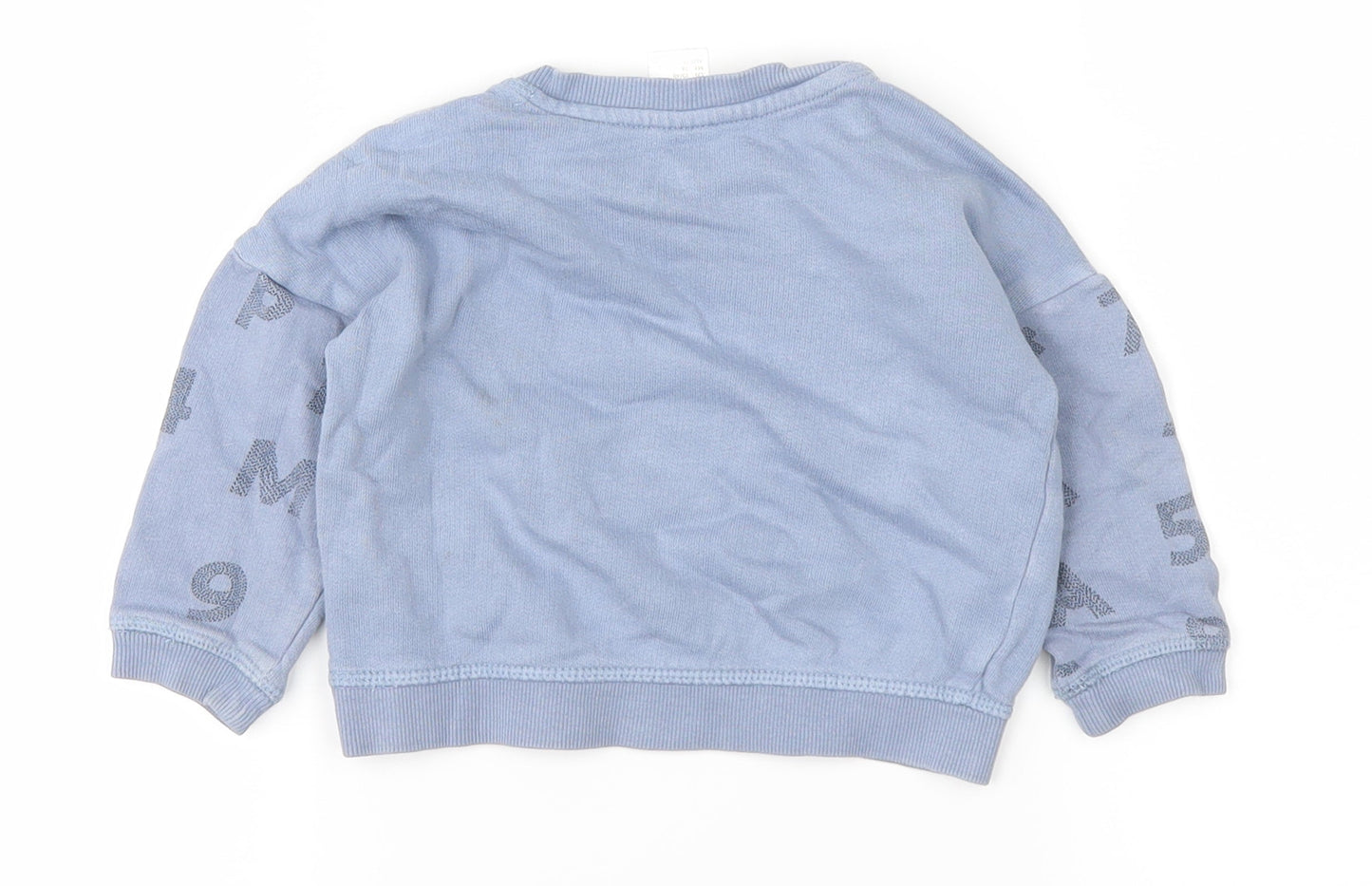 H&M Boys Blue   Pullover Jumper Size 6-9 Months