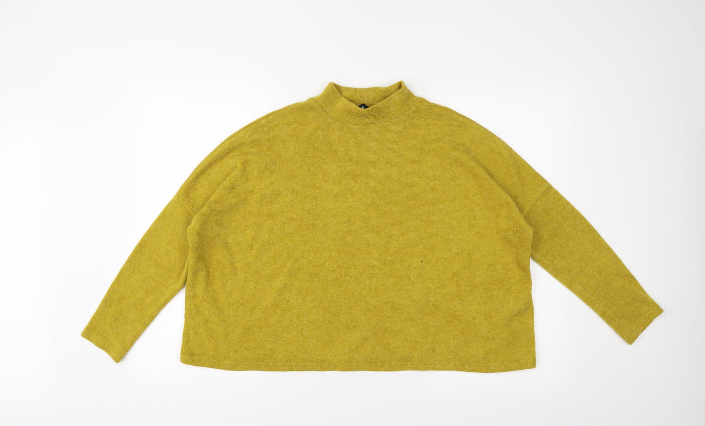 H&M Womens Yellow   Pullover Jumper Size S