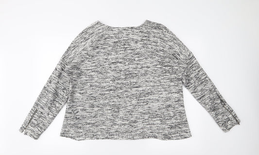 M&S Womens White   Pullover Jumper Size 18