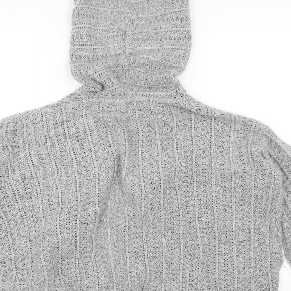 Select Womens Grey   Cardigan Jumper Size M