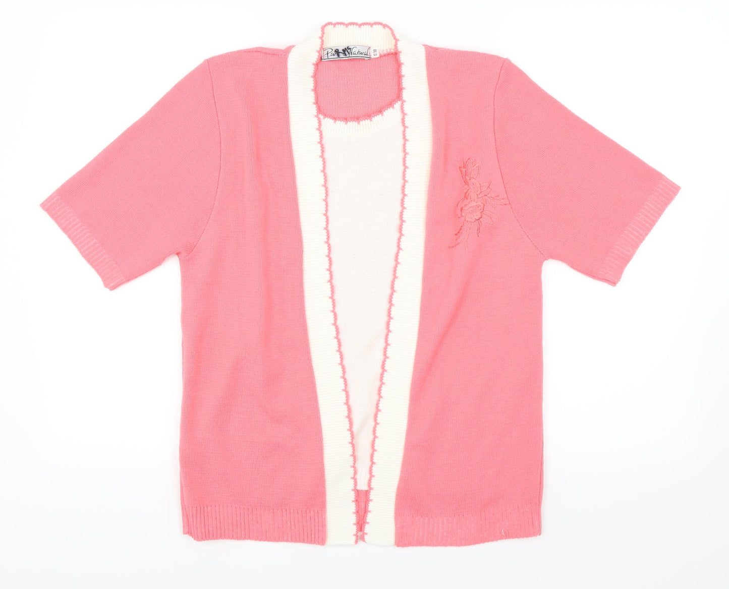 Pare & Natural Womens Pink   Pullover Jumper Size S
