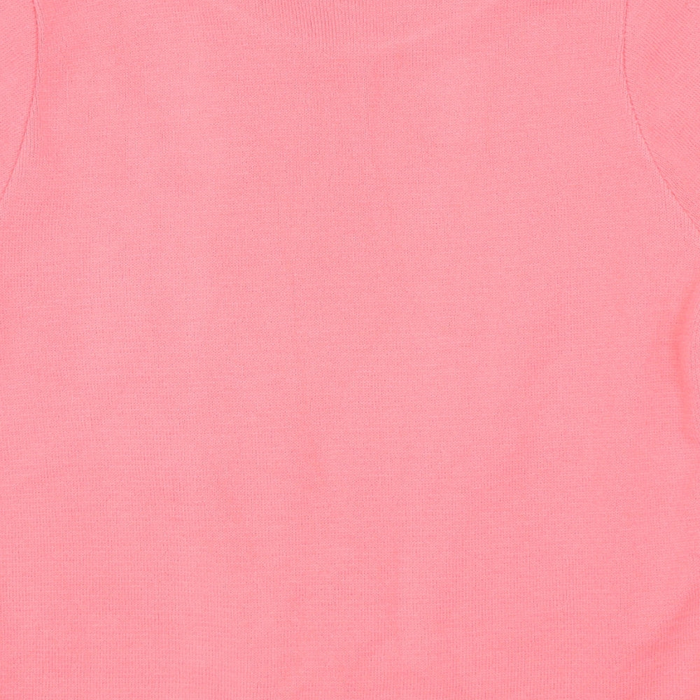 Pare & Natural Womens Pink   Pullover Jumper Size S